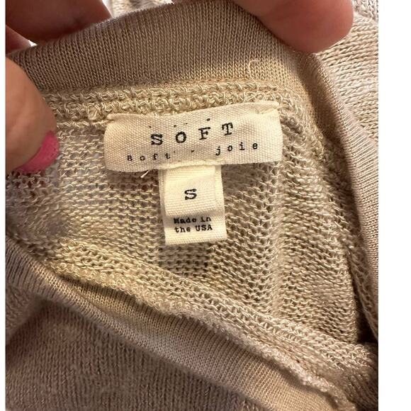 Joie Soft cream long sleeves lightweight sweater size Small - Picture 3 of 10